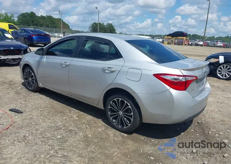 2015 Toyota Corolla S Plus z USA, uszkodzony, nr VIN 5YFBURHE7FP299888